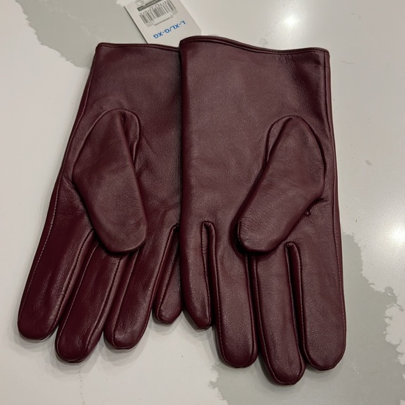 Gorgeous leather gloves-Oxblood is the color of the season!r, L/XL - Picture 2 of 2